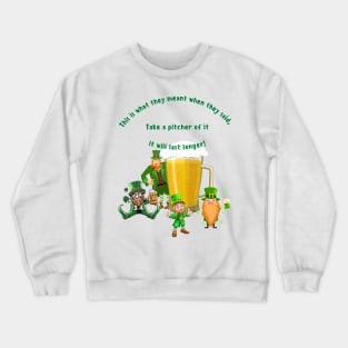 Take a Pitcher of It Crewneck Sweatshirt